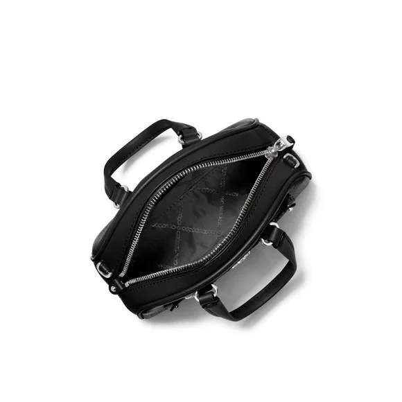 MICHAEL Michael Kors Williamsburg Extra Small Bowling Crossbody Bag Black - Picture 2 of 12